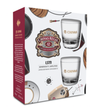 Chivas Regal + 2 poháre, GIFT