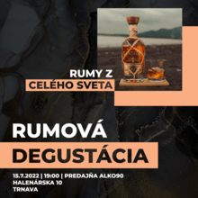 VSTUPENKA: Rumová ochutnávka vol.1