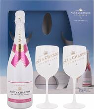 Moët & Chandon Ice Impérial Rosé + 2 poháre, GIFT