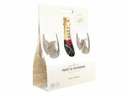 Moët & Chandon Brut Imperiál + 2 poháre 2022, GIFT