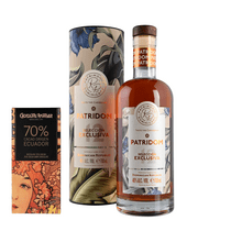 Ron Patridom Selección Exclusiva 12, GIFT + Chocolate Amatller 70% Ekvádor, 70g