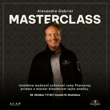 VSTUPENKA: Rumová Masterclass s Alexandrom Gabrielom