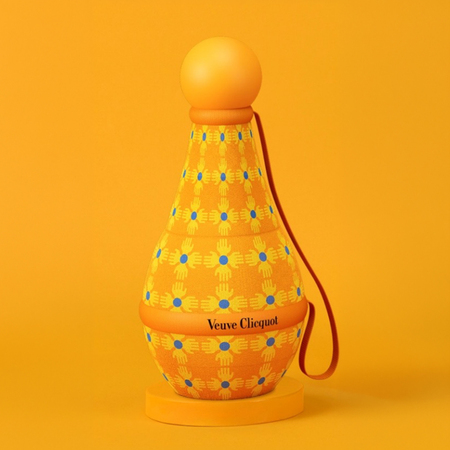 Veuve Clicquot Brut Yellow Label, Yinka Ilori Totem Cooler 0,75 L