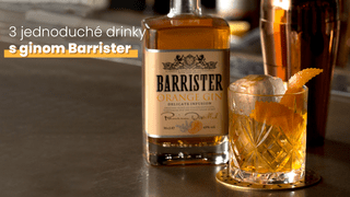 3 jednoduché drinky s ginom Barrister