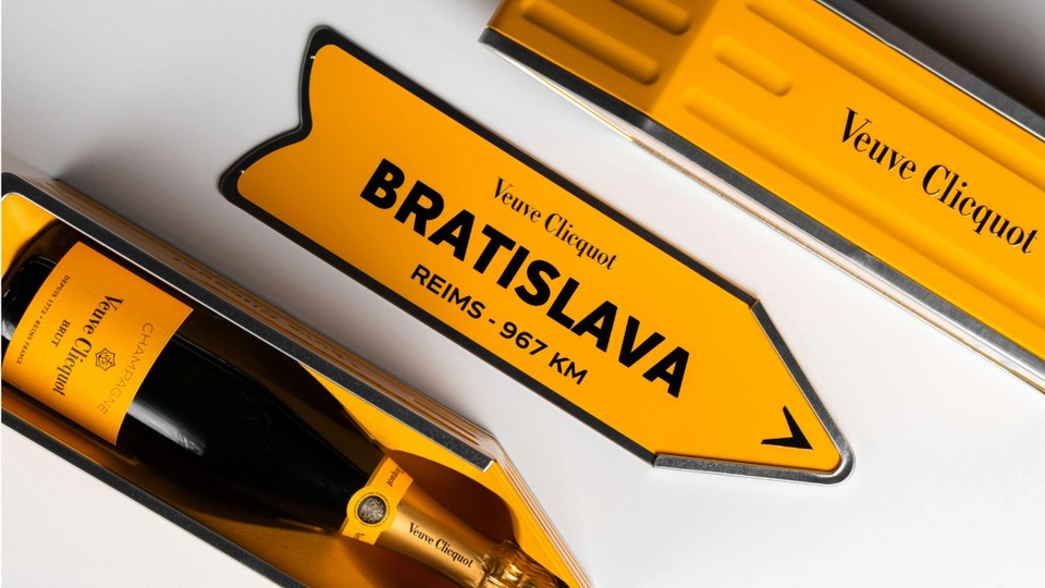 Veuve Clicquot ako darček: Arrow so slovenskými mestami a limitované edície