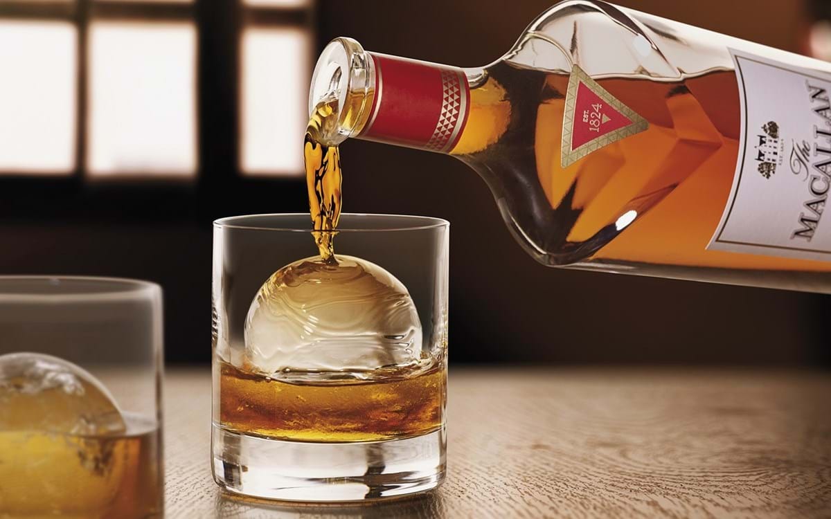 macallan + ice ball