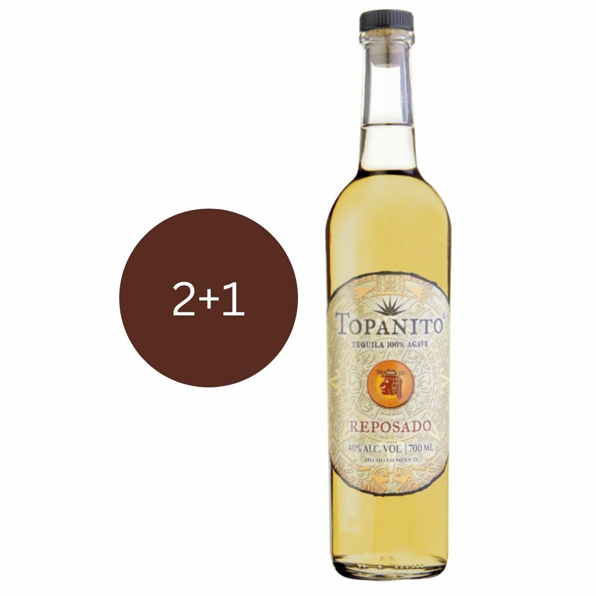 2 + 1 |Topanito Reposado 100% Agave Tequila