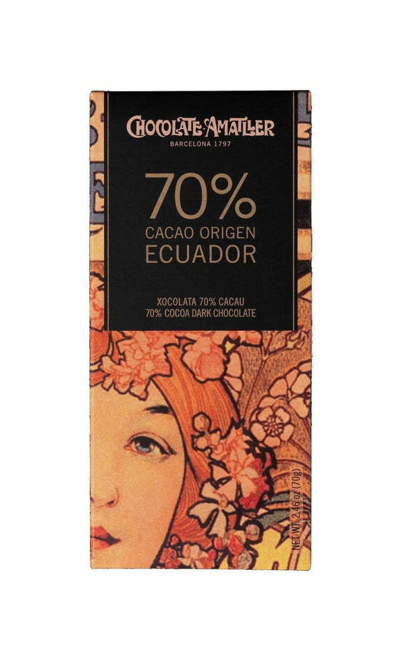 E-shop Chocolate Amatller 70% Ekvádor, 70g