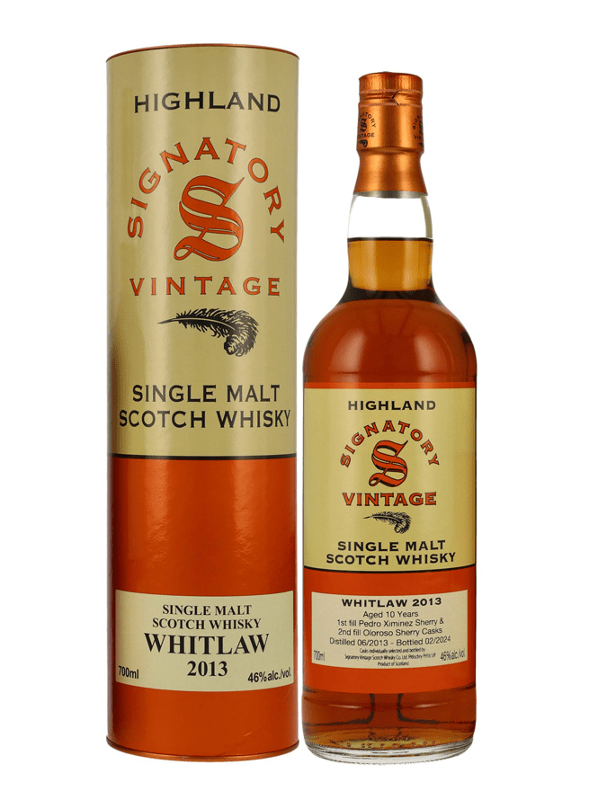 Signatory Whitlaw 2013, 10 Y.O., PX & Oloroso, GIFT