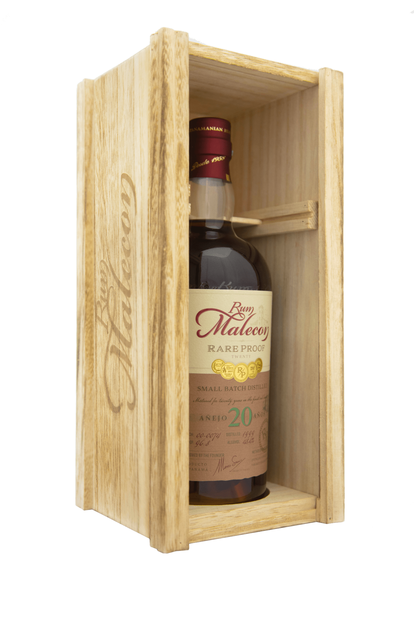 Malecon Rare Proof 1999 20 Y.O., WOODEN BOX