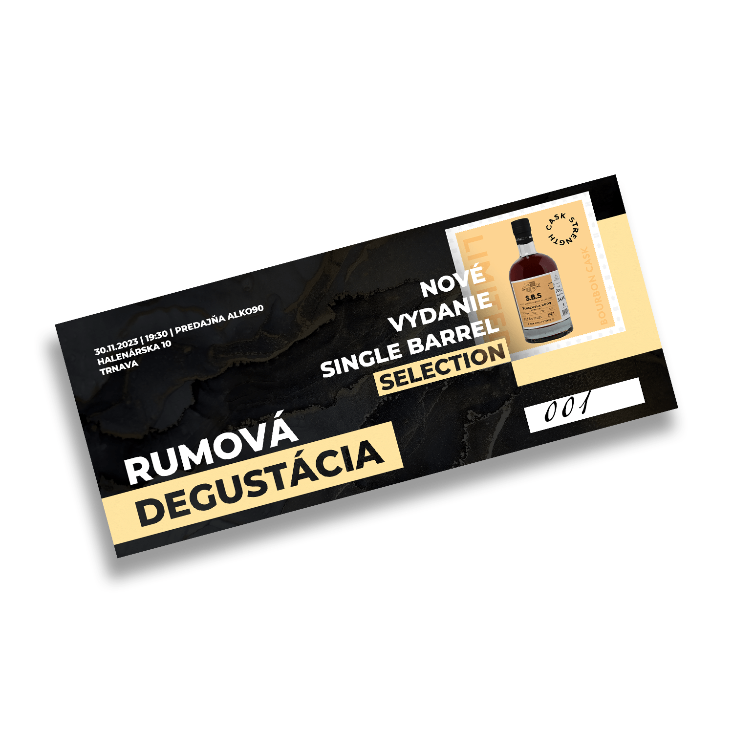 VSTUPENKA: Rumová degustácia vol.14