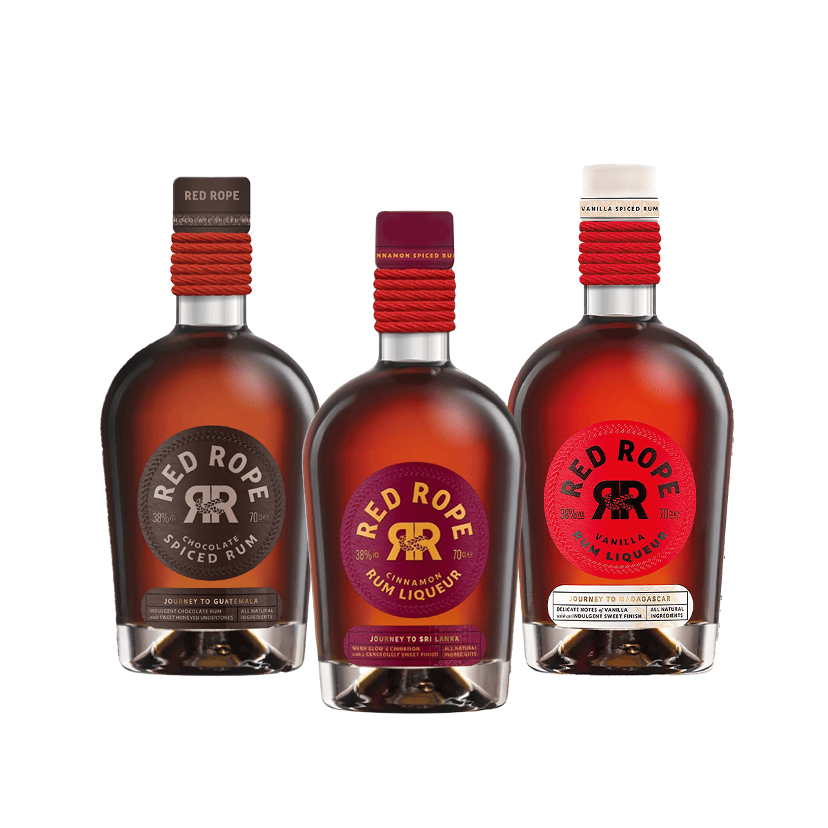 Red Rope Madagascar + Red Rope Guatemala + Red Rope Srí Lanka