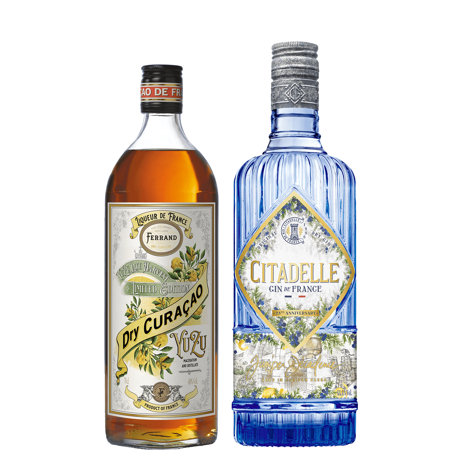 Pierre Ferrand Dry Curaçao Yuzu + Citadelle Juniper Décadence