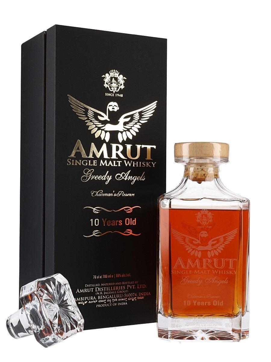 Amrut Greedy Angels 10 Y.O. Peated Rum Finish, GIFT