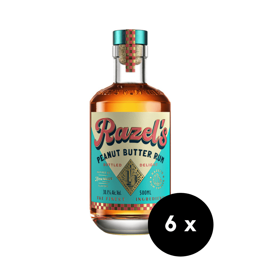 6 x Razel’s Peanut Butter Rum