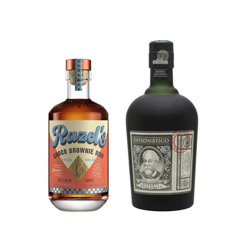 Diplomático Reserva Exclusiva 12 Y.O. + Razel’s Choco Brownie Rum