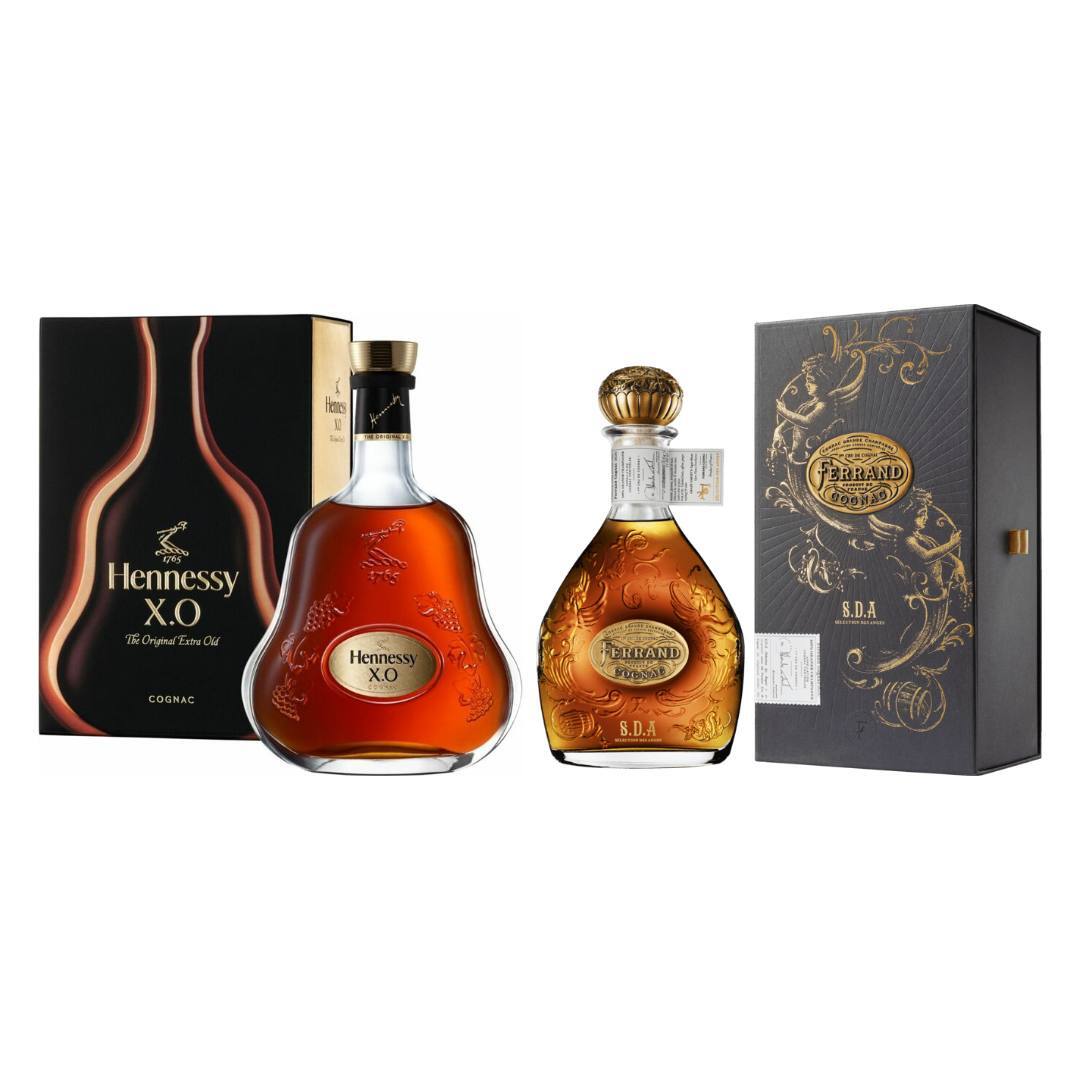Hennessy XO, GIFT + Ferrand Cognac Sélection des Anges, GIFT