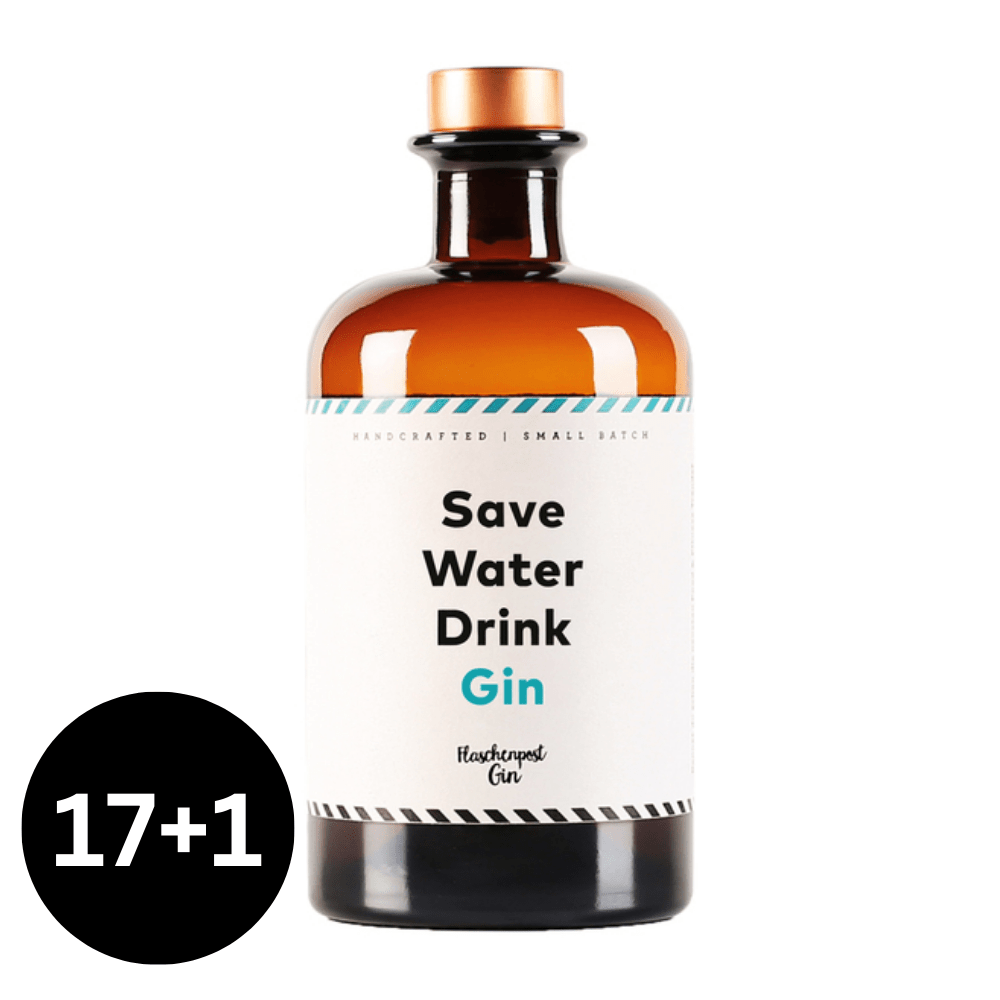 17 + 1 | Simsala Gin - Save Water, Drink Gin