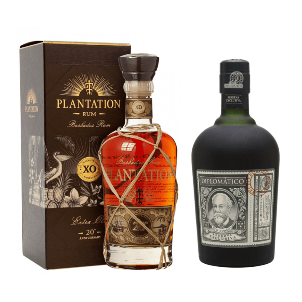 Diplomático Reserva Exclusiva 12 Y.O. + Plantation XO 20th Anniversary, GIFT