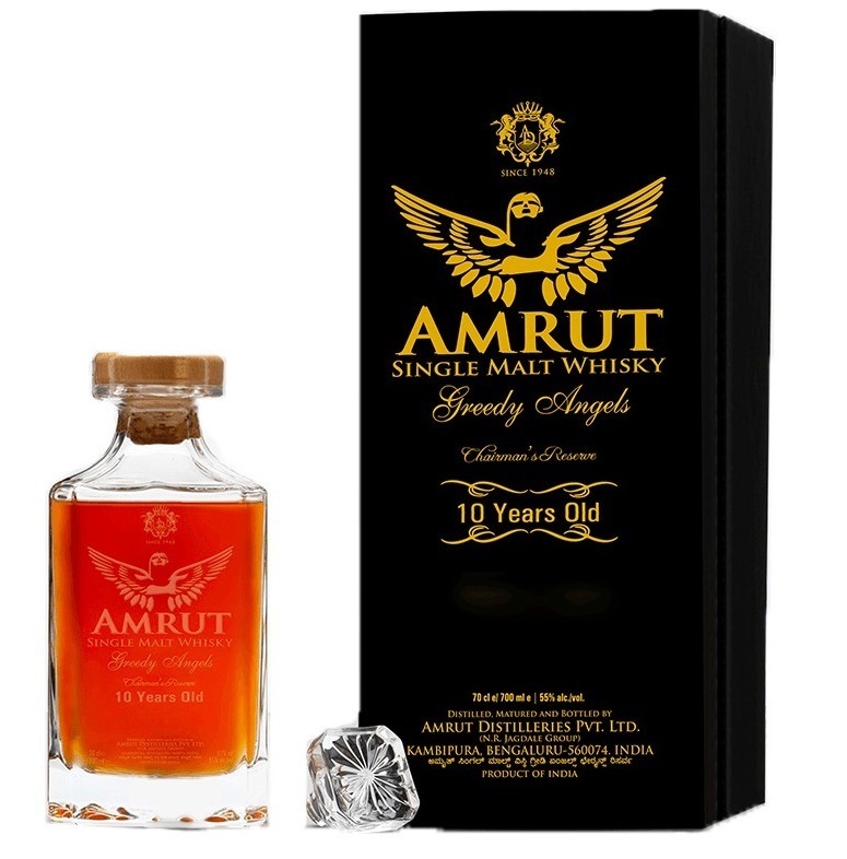 Amrut Greedy Angels 2019 Aged 10 Years, GIFT