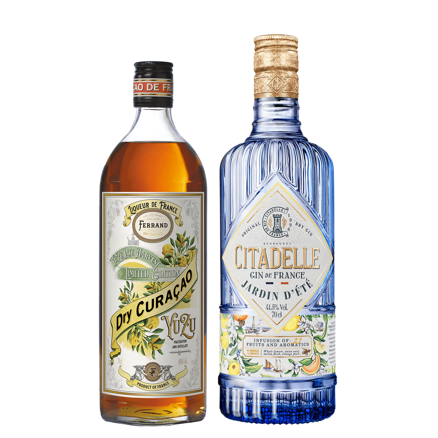 Pierre Ferrand Dry Curaçao Yuzu + Citadelle Jardin d'été