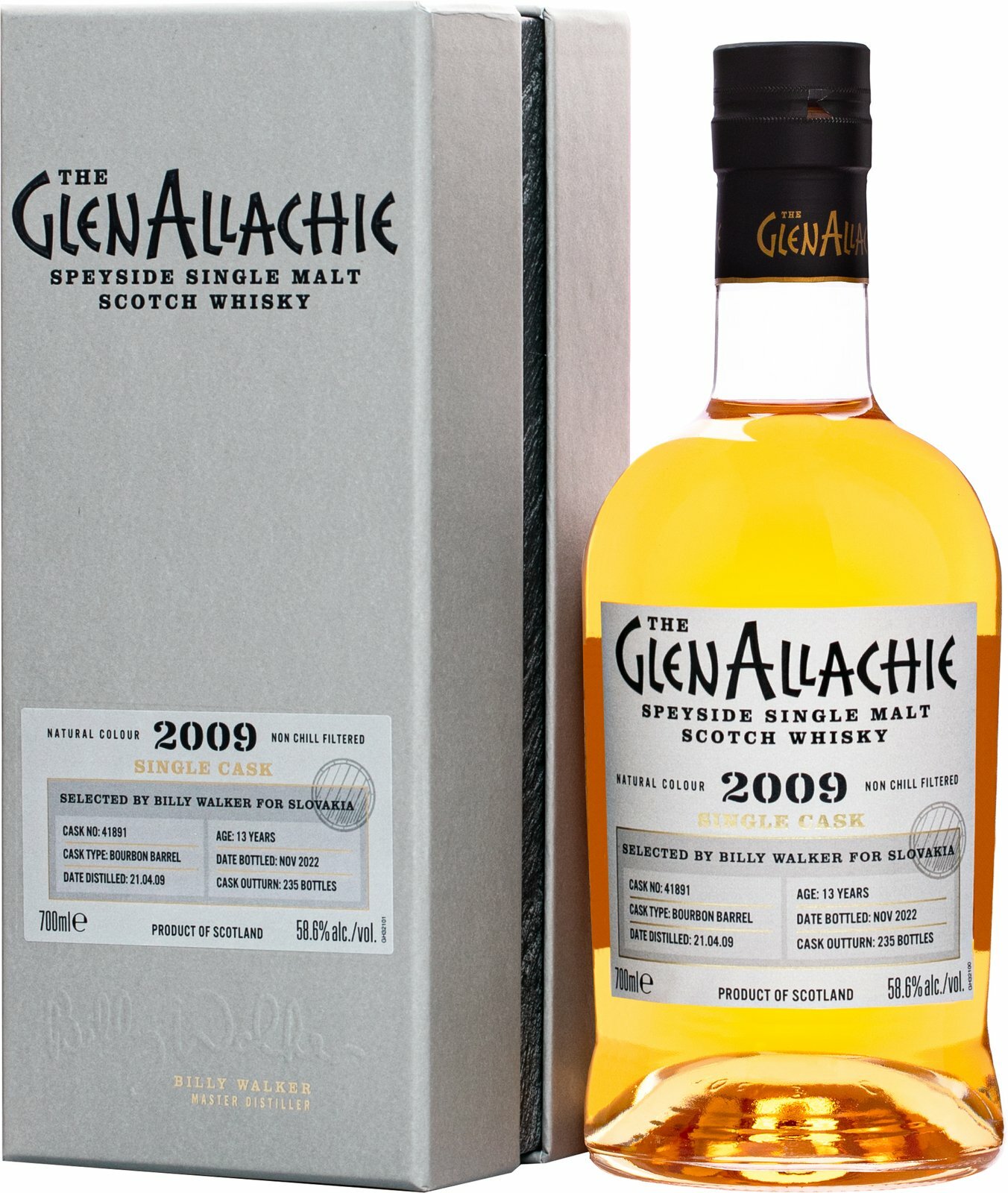 GlenAllachie 13 Y.O. Single Cask - Slovakia Exclusive, GIFT