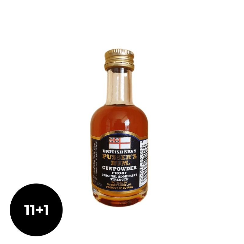11 + 1 | Pusser’s Gunpowder Proof Rum MINI