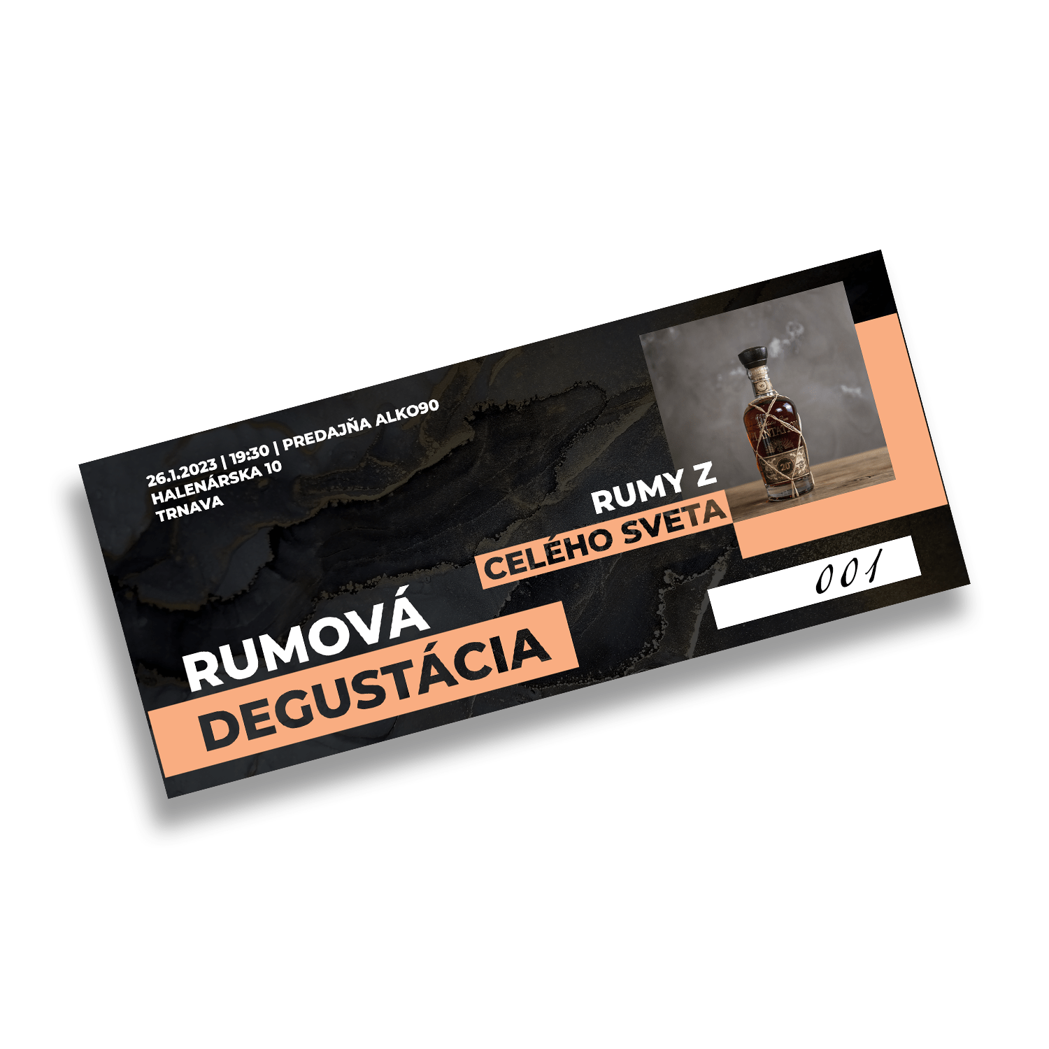 VSTUPENKA: Rumová degustácia Trnava vol.5