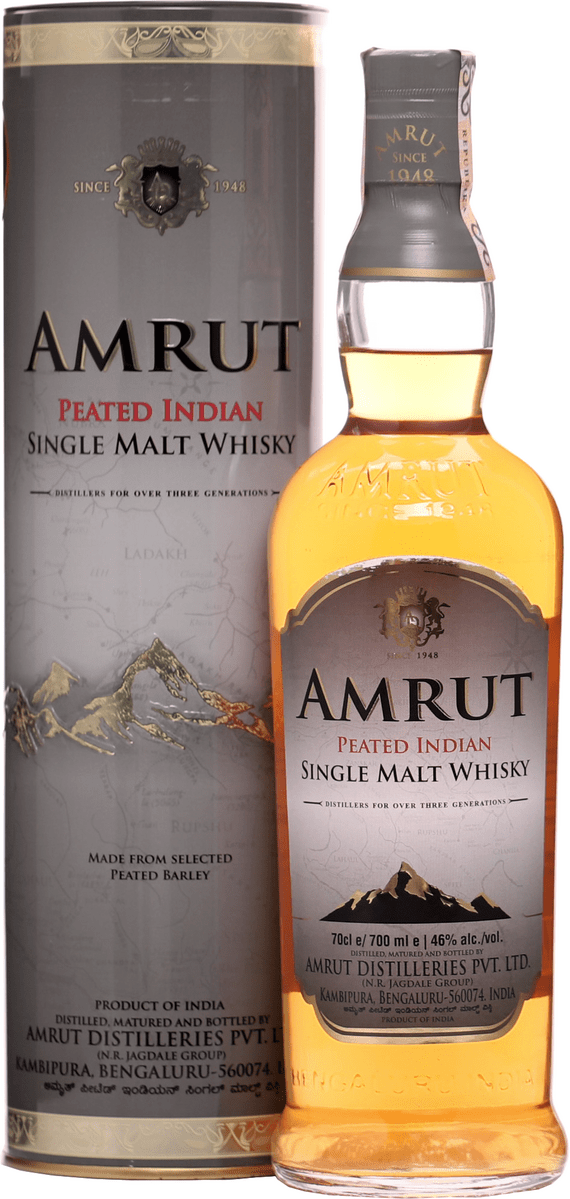 Amrut Peated Indian Single Malt Whisky, GIFT