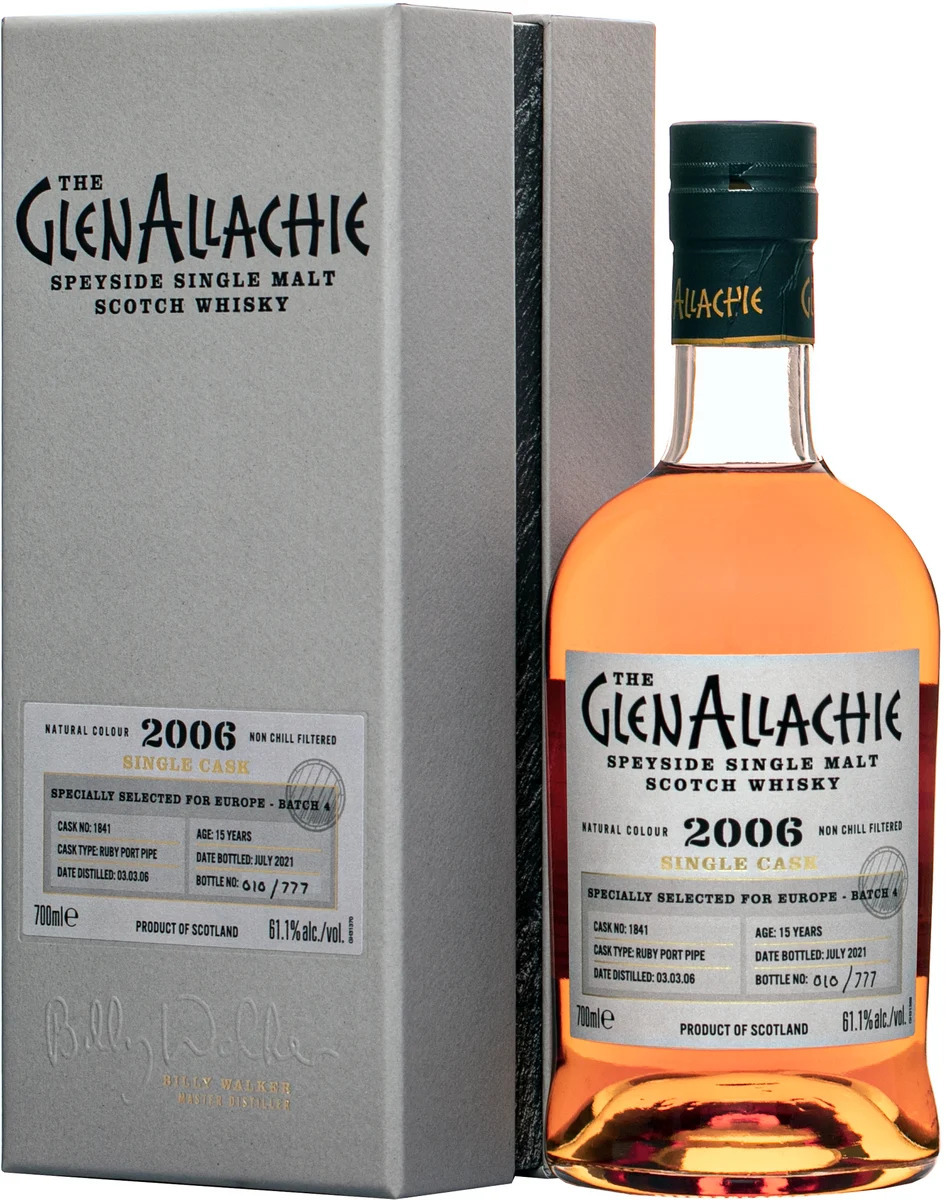 GlenAllachie 15 Y.O. Ruby Port Single Cask, GIFT