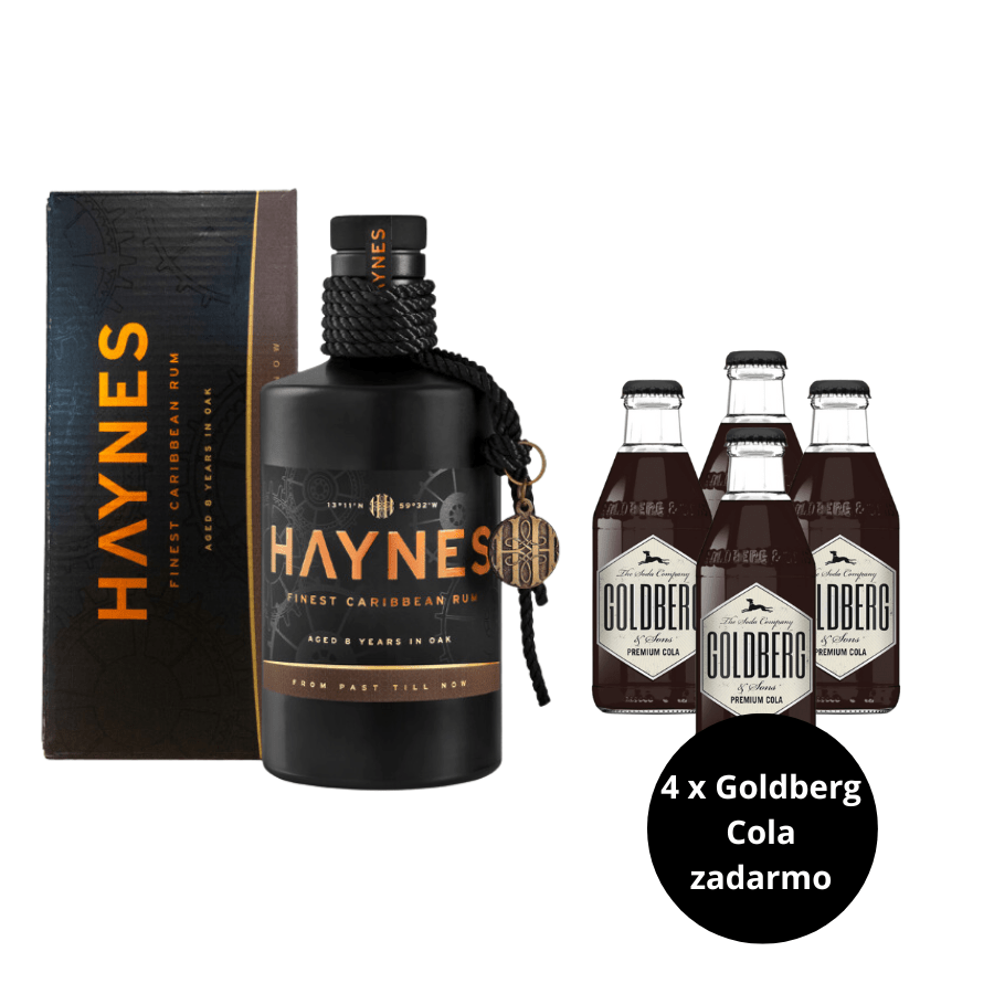 E-shop Haynes Rum 8 Y.O. + 4 x Goldberg Cola