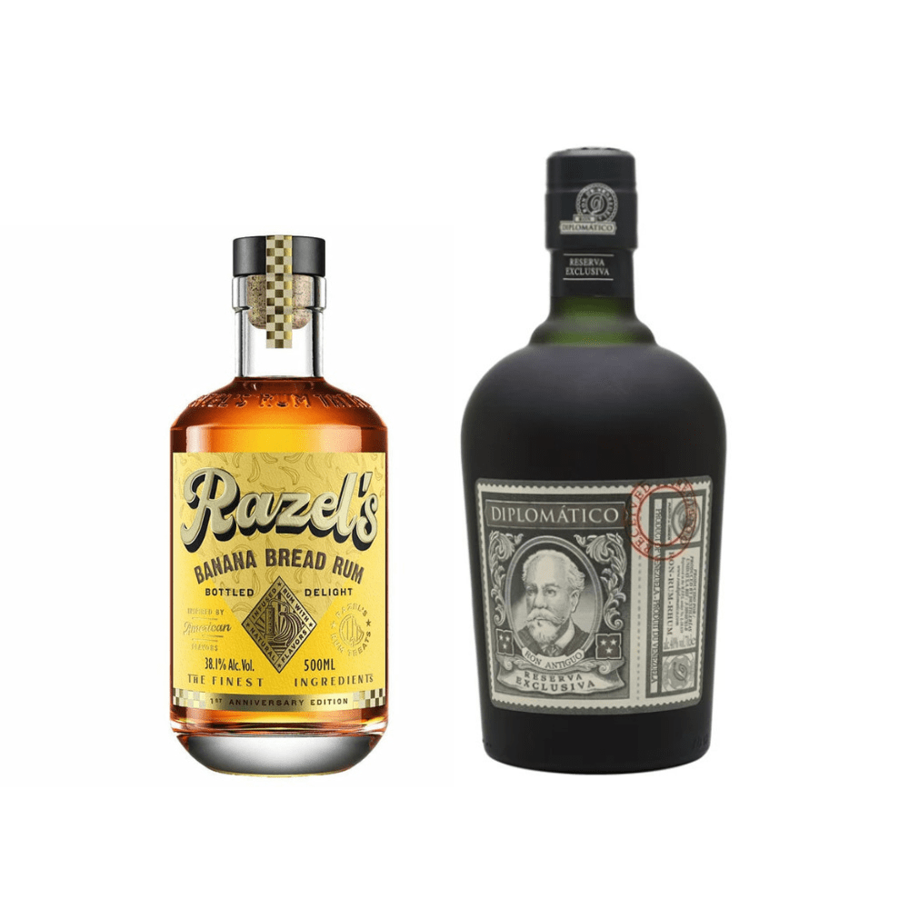 Diplomático Reserva Exclusiva 12 Y.O. + Razel’s Banana Bread Rum