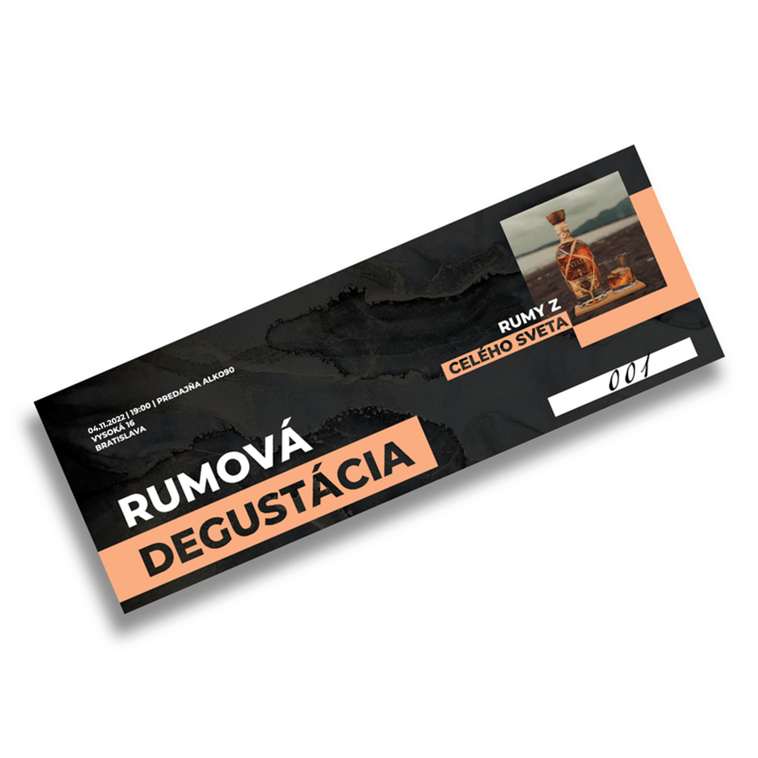 VSTUPENKA: Rumová degustácia Bratislava vol.1