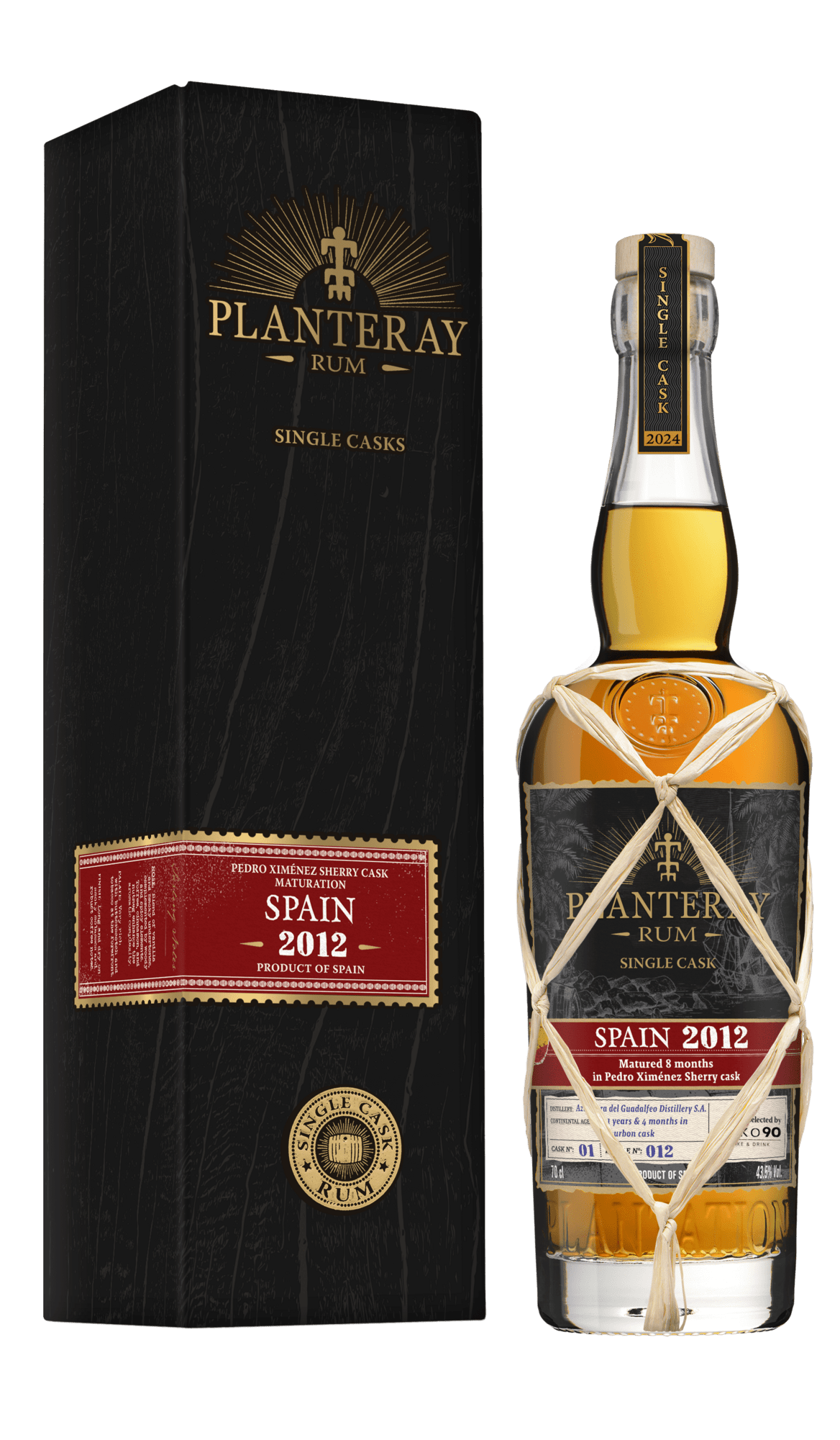 Planteray Single Cask Spain 2012, Pedro Ximénez Sherry Cask, GIFT