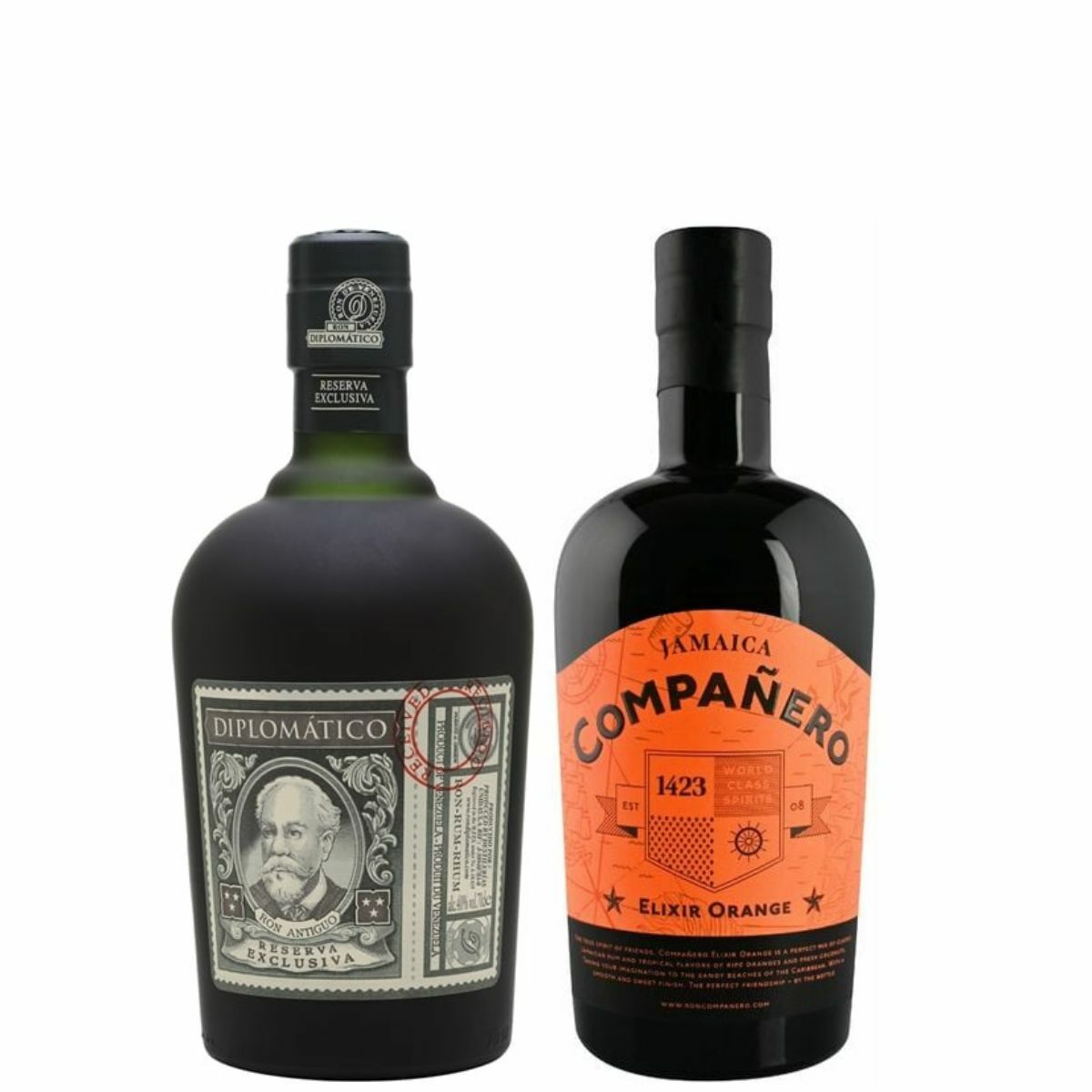 Diplomático Reserva Exclusiva 12 Y.O. + Compañero Elixir Orange
