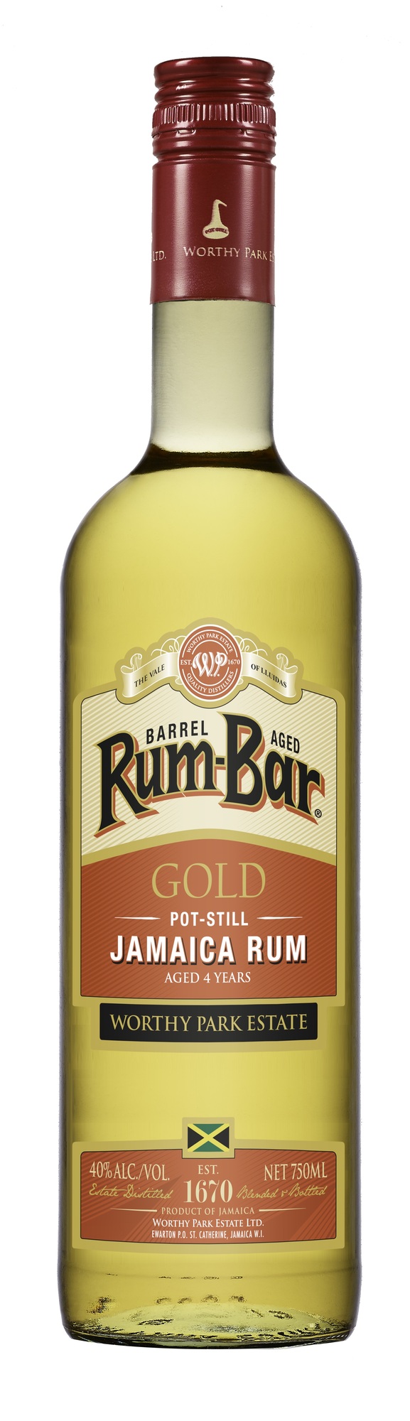 Worthy Park, Rum-Bar Gold, 4 Y.O.