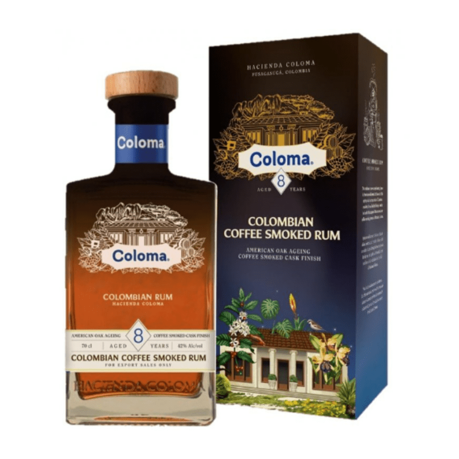 Coloma 8 Y.O. Coffee Smoked Rum, GIFT
