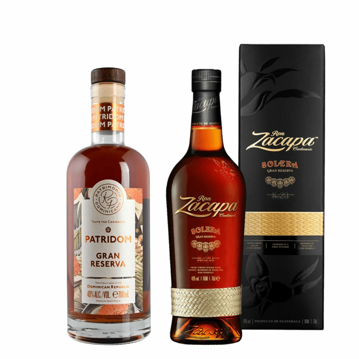 Zacapa Solera Gran Reserva, GIFT + Ron Patridom Gran Reserva