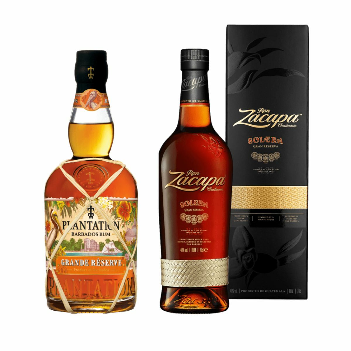 Zacapa Solera Gran Reserva, GIFT + Plantation Rum Barbados Grande Réserve Zacapa Solera Gran Reserva, GIFT + Plantation Rum Barbados Grande Réserve