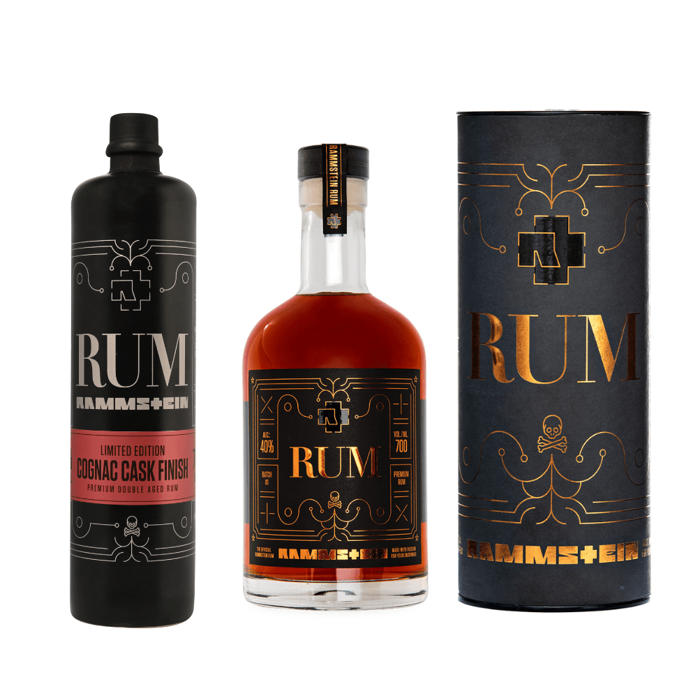 Rammstein Rum Cognac Cask Finish Limited Edition + Rammstein Rum, GIFT
