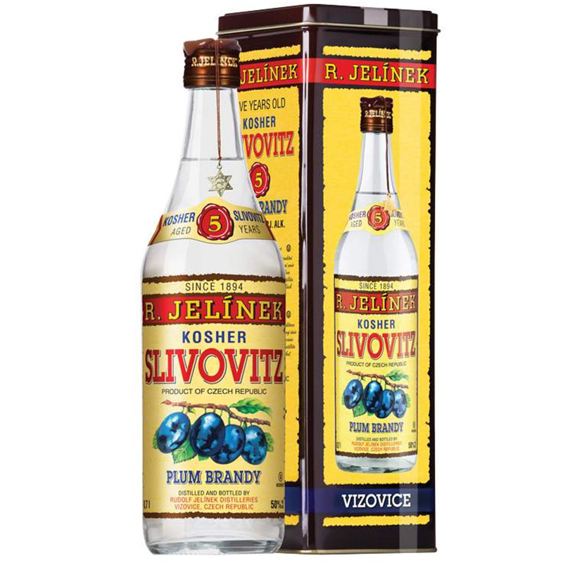 R. Jelínek Slivovica Kosher biela, GIFT