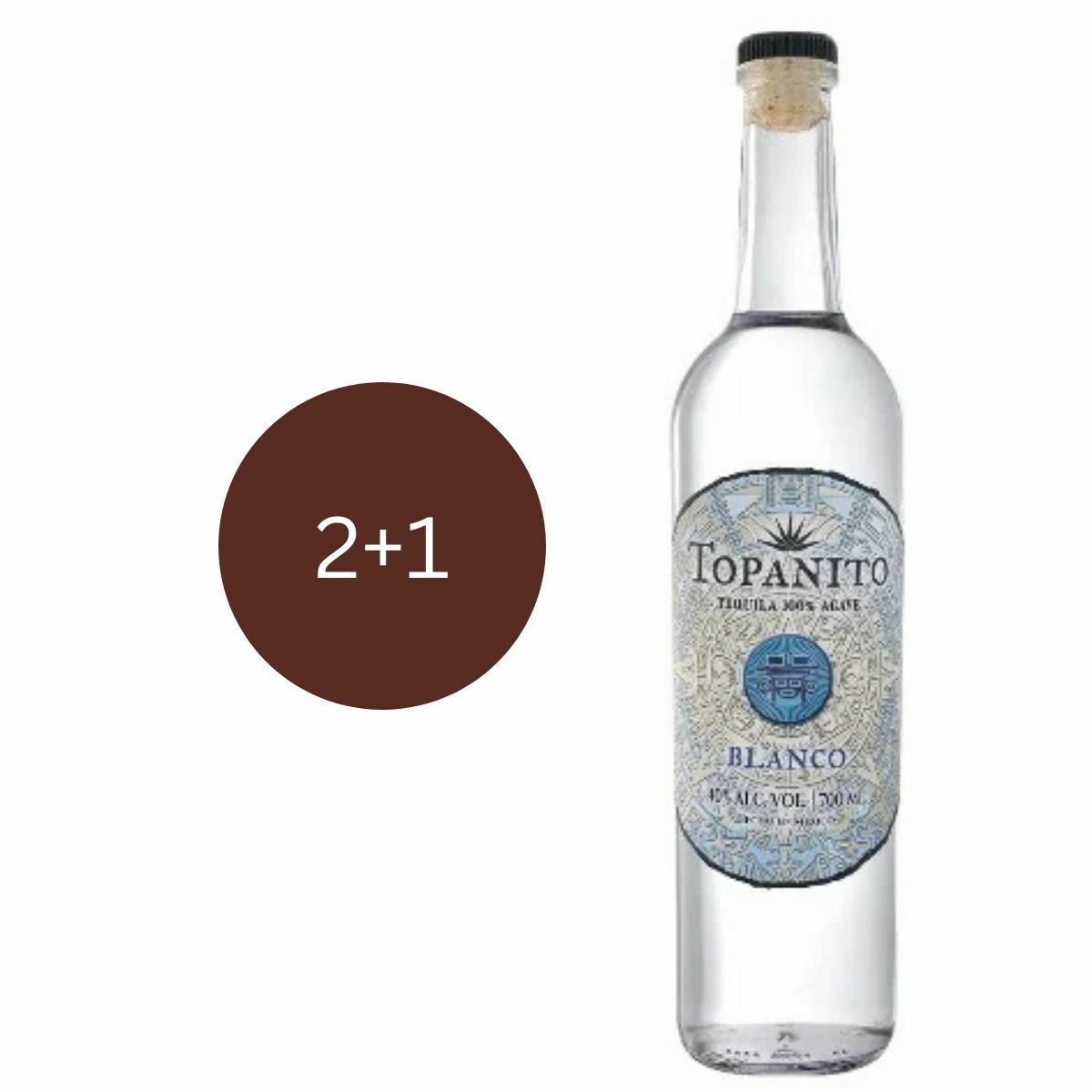 2 + 1 | Topanito Blanco 100% Agave Tequila