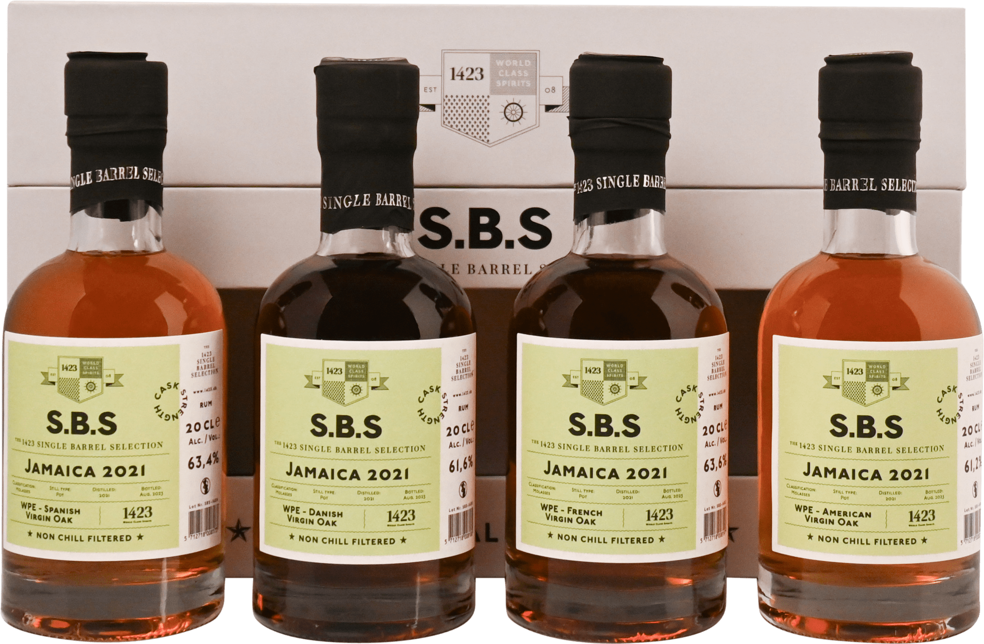 S.B.S Jamaica 2021 WPE Giftbox, 4x 0.2 L GIFT