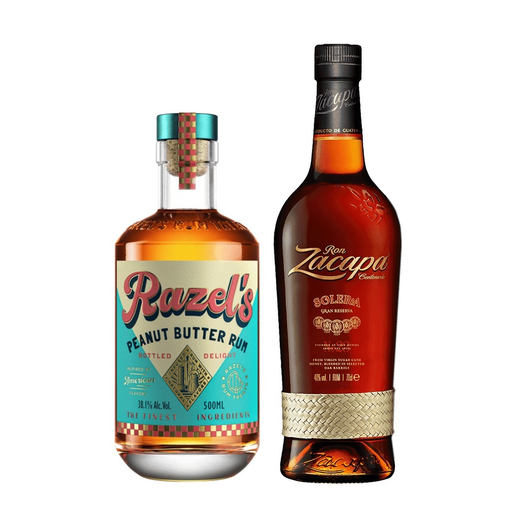 Zacapa Solera Gran Reserva + Razel’s Peanut Butter Rum