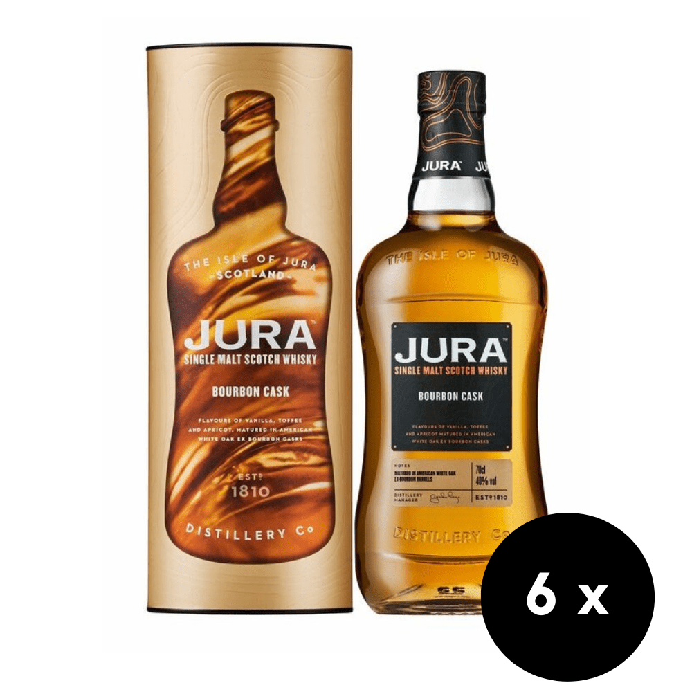 6 x Jura Bourbon Cask, GIFT