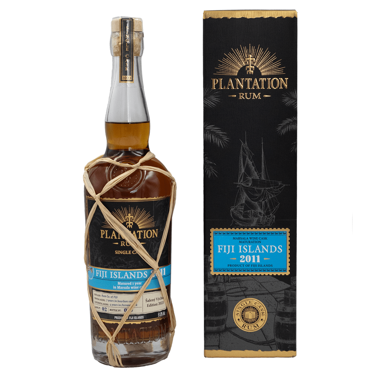 Plantation Single Cask Fiji 2011, Marsala Cask, GIFT
