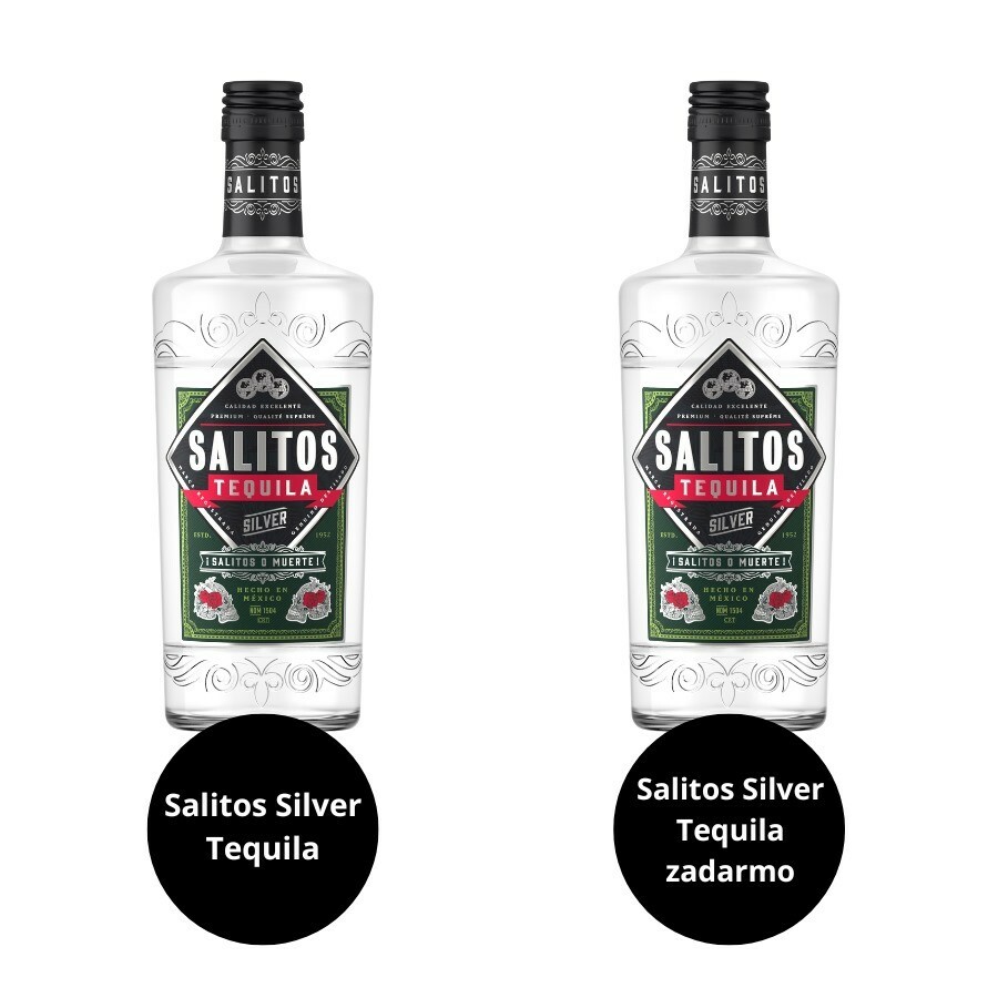 Salitos SIlver Tequila + Salitos Silver Tequila ZADARMO