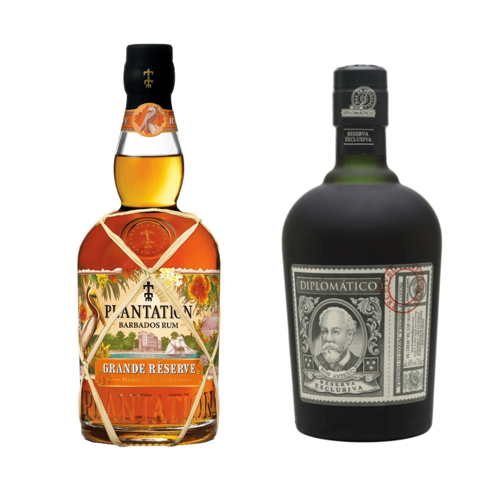 Diplomático Reserva Exclusiva 12 Y.O. + Plantation Rum Barbados Grande Réserve Diplomático Reserva Exclusiva 12 Y.O. + Plantation Rum Barbados Grande Réserve