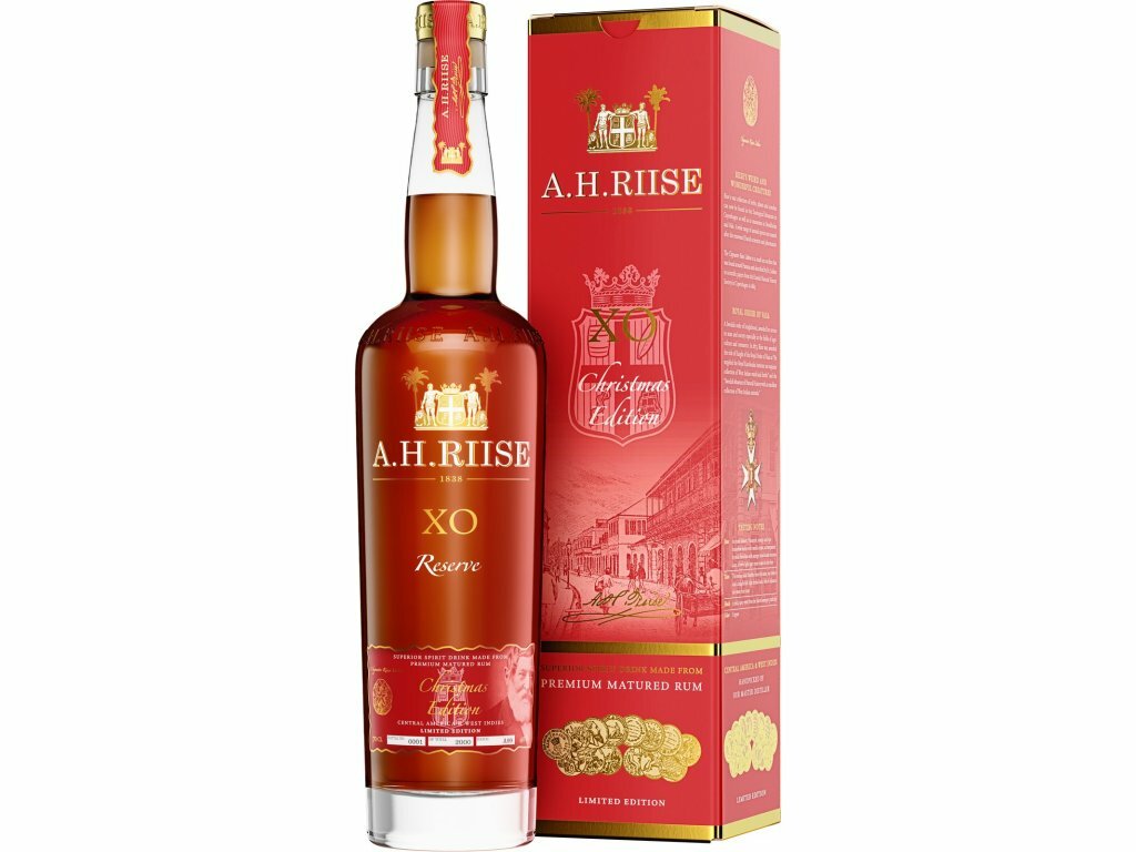 A. H. Riise XO Reserve Christmas Rum Old Edition 40% 0,7L v kartóne