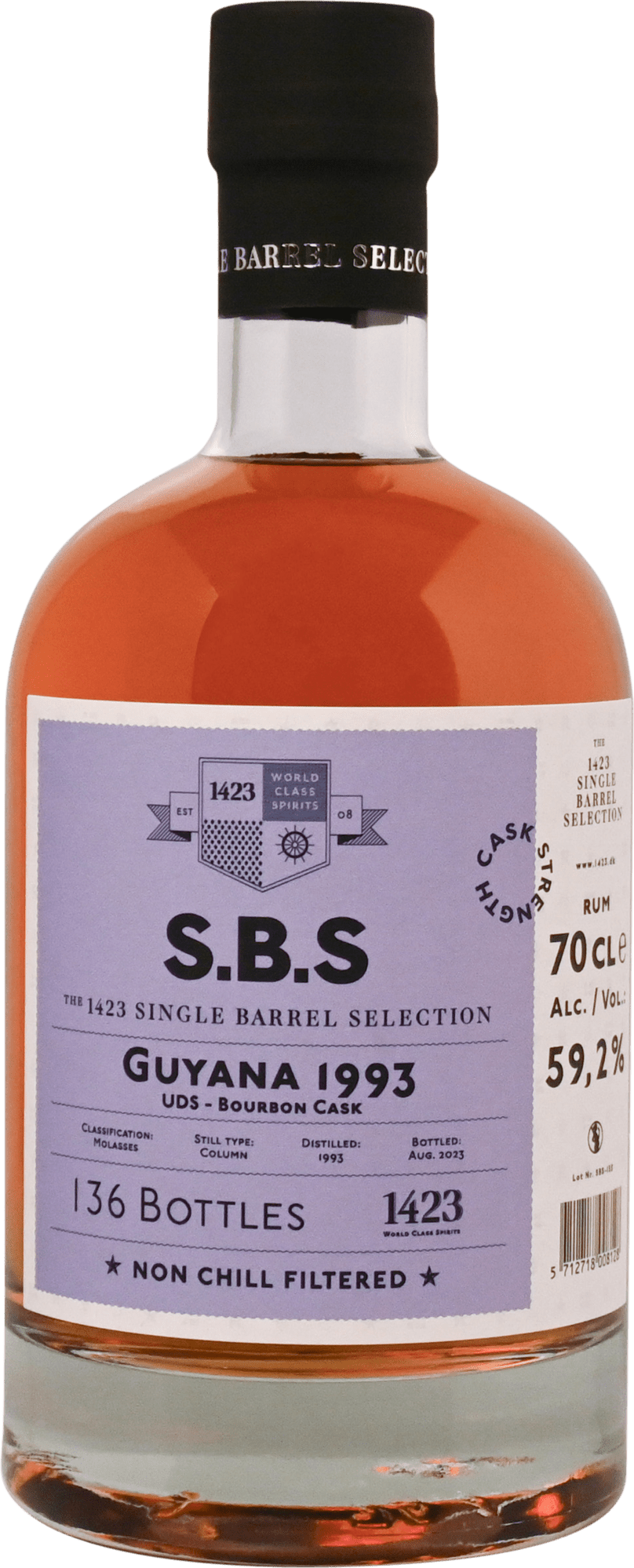 S.B.S Guyana 1993 UDS Bourbon Cask, GIFT